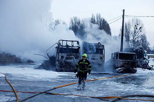 Ruské drony útočily na Kyjev a Charkov. Jeden člověk zemřel, 15 zraněných