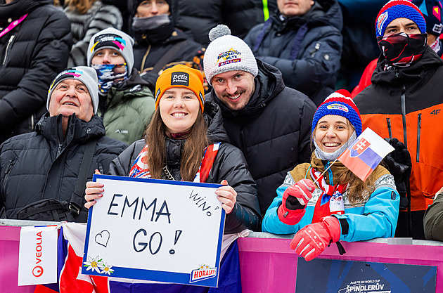 OBRAZEM: Famózní lyžařky a velký mejdan. Špindl žije světovým pohárem