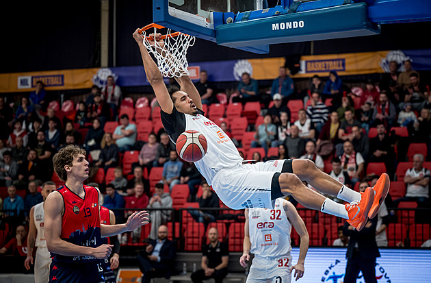 Nymburk dominoval v odvetě s Brnem, 119 bodů ho poslalo do pohárového semifinále