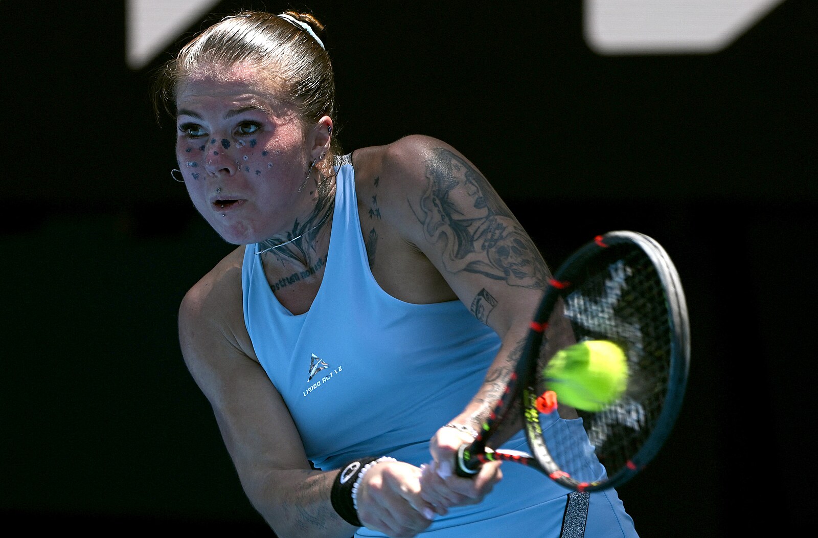 Jako hrát v nacistickém Německu, kritizuje Ukrajinka Rusko. Od WTA dostala pokutu