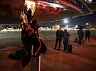 Letadlo s americkým prezidentem Donaldem Trumpem mí�ící do �výcarska se kv�li...