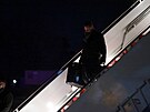 Letadlo s americkým prezidentem Donaldem Trumpem mí�ící do �výcarska se kv�li...