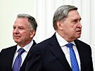 Zmocn�nec prezidenta USA Steve Witkoff a poradce Kremlu Jurij U�akov v Kremlu...