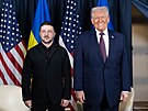 Volodymyr Zelenskyj a Donald Trump v Davosu (22. ledna 2026)