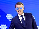 Emmanuel Macron na výro�ním zasedání Sv�tového ekonomického fóra v Davosu (20....