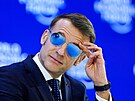 Emmanuel Macron na výro�ním zasedání Sv�tového ekonomického fóra v Davosu (20....