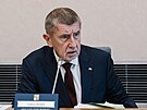 Premiér Andrej Babi� na zasedání vlády, která mimo jiné bude projednávat...