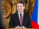 Ministr zahrani�í Petr Macinka na tiskové konferenci promluvil o své komunikaci...