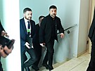 Ukrajinský prezident Volodymyr Zelenskyj p�i p�íjezdu na zasedání Sv�tového...