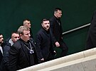 Ukrajinský prezident Volodymyr Zelenskyj p�i p�íjezdu na zasedání Sv�tového...