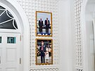 Nov� vyv�ená fotka prezident� Spojených stát� a Ruska v Bílém dom�. (27. ledna...