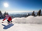 Nejdel�í sjezdovky nabízí areál na �erné ho�e