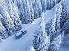 Ly�a�ský p�ejezd SkiTour propojuje �ernou horu a Pec pod Sn�kou na ly�ích a...