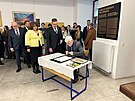 Prezident Petr Pavel zah�jil n�v�t�vu Olomouck�ho kraje v hej��nsk�m gymn�ziu....
