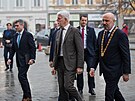 Prezident Petr Pavel p�i n�v�t�v� Prost�jova.