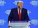 Americký prezident Trump se ú�astní 56. setkání Sv�tového ekonomického fóra v...
