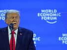 Americký prezident Trump se ú�astní 56. setkání Sv�tového ekonomického fóra v...