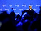 Americký prezident Trump kárá zem� Evropy na 56. setkání Sv�tového ekonomického...