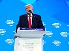 Americký prezident Trump kárá zem� Evropy na 56. setkání Sv�tového ekonomického...