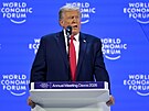 Americký prezident Trump kárá zem� Evropy na 56. setkání Sv�tového ekonomického...