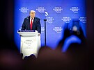 Americký prezident Trump kárá zem� Evropy na 56. setkání Sv�tového ekonomického...