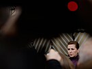 Dánská premiérka Mette Frederiksenová na summitu EU v Bruselu (22. ledna 2026)