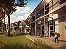 Vizualizace podoby exteri�ru nov�ho Domu Ronalda McDonalda, kter� vznikne v...