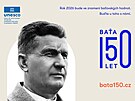 Plak�t k oslav�m 150. v�ro�� narozen� Tom�e Bati (leden 2026)