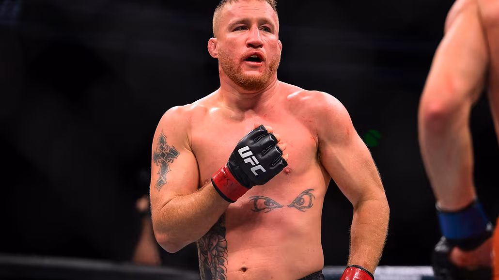 24. ledna 2026, Las Vegas, Nevada. Zápas UFC 324 a zápasník Justin Gaethje.