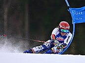 Adriana Jelínková v 1. kole ob�ího slalomu ve �pindlerov� Mlýn�.