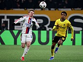 Pavel �ulc (vlevo) z Lyonu a Alvyn Sanches z Young Boys Bern.