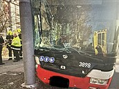 Nehoda autobusu v pra�ských Let�anech (20. ledna 2026)