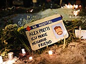 Protesty a truchlení obyvatel� minnesotského Minneapolisu po zabití Alexe...