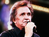 Zp�vák Johny Cash na snímku z roku 1992