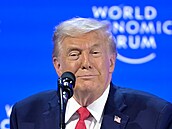 Americký prezident Donald Trump p�i projevu na 56. výro�ním zasedání Sv�tového...