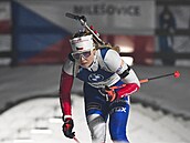 Ilona Plechá�ová na trati vytrvalostního závodu v Novém M�st� na Morav�.