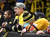 Zdrcení fanou�ci Litvínova. Jejich tým �eká bará� o udr�ení v extralize.