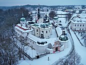 Barokní klá�terní areál Klokoty v Tábo�e. (26. ledna 2026)