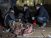 Franti�ek nechce vyu�ít mo�nosti p�espat v noclehárn�. �Tam nechci, vadí mi...