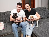 Krom� Andrey, man�ela a syn� d�m obývá také sme�ka zví�at.