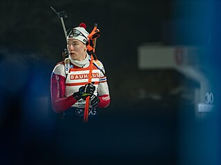 Petr Hák p�i svém debutu ve sprintu ve Sv�tovém poháru.