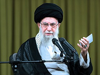 Íránský nejvy��í duchovní v�dce Alí Chámeneí (3. ledna 2026)