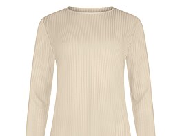 �ebrované triko s dlouhým rukávem je z p�írodní viskózy a díky tomu p�íjemné na...