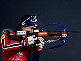 Johan-Olav Botn p�i nást�elu v Novém M�st� na Morav�.