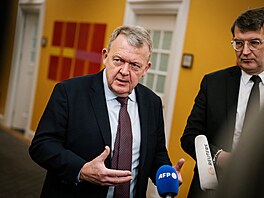 Dánský ministr zahrani�í Lars Lökke Rasmussen (23. ledna 2026)