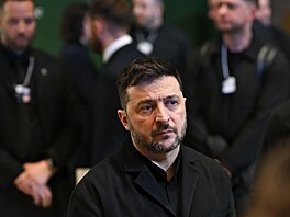 Volodymyr Zelenskyj v Davosu (22. ledna 2026)