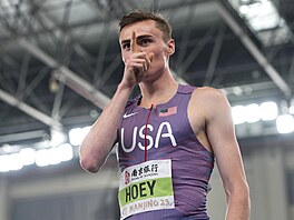 Americký b�ec Josh Hoey.
