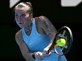 Ukrajinská tenistka Oleksandra Olijnikovová v prvním kole Australian Open