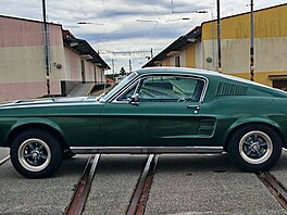 Veterán Ford Mustang Fastback GTA S390 z roku 1967 zabavili policisté, nyní...