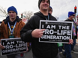 Pochod pro �ivot (March for Life) v americkém Washingtonu, D.C. (23. ledna 2026)